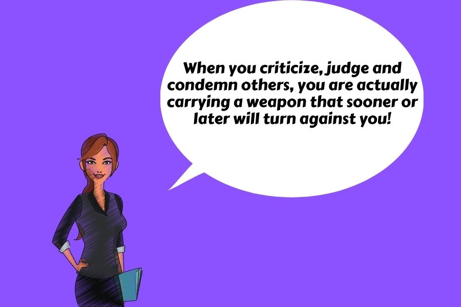 When you criticize