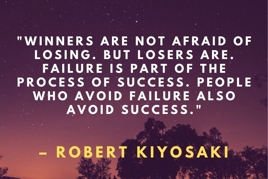 Robert Kiyosaki Quote about winners