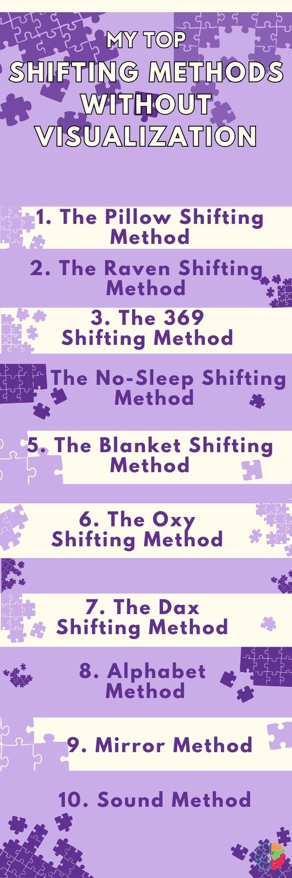 My Top 10 Shifting Methods Without Visualization