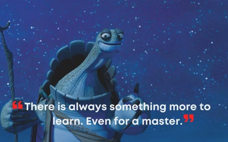 Master Oogway with sky background