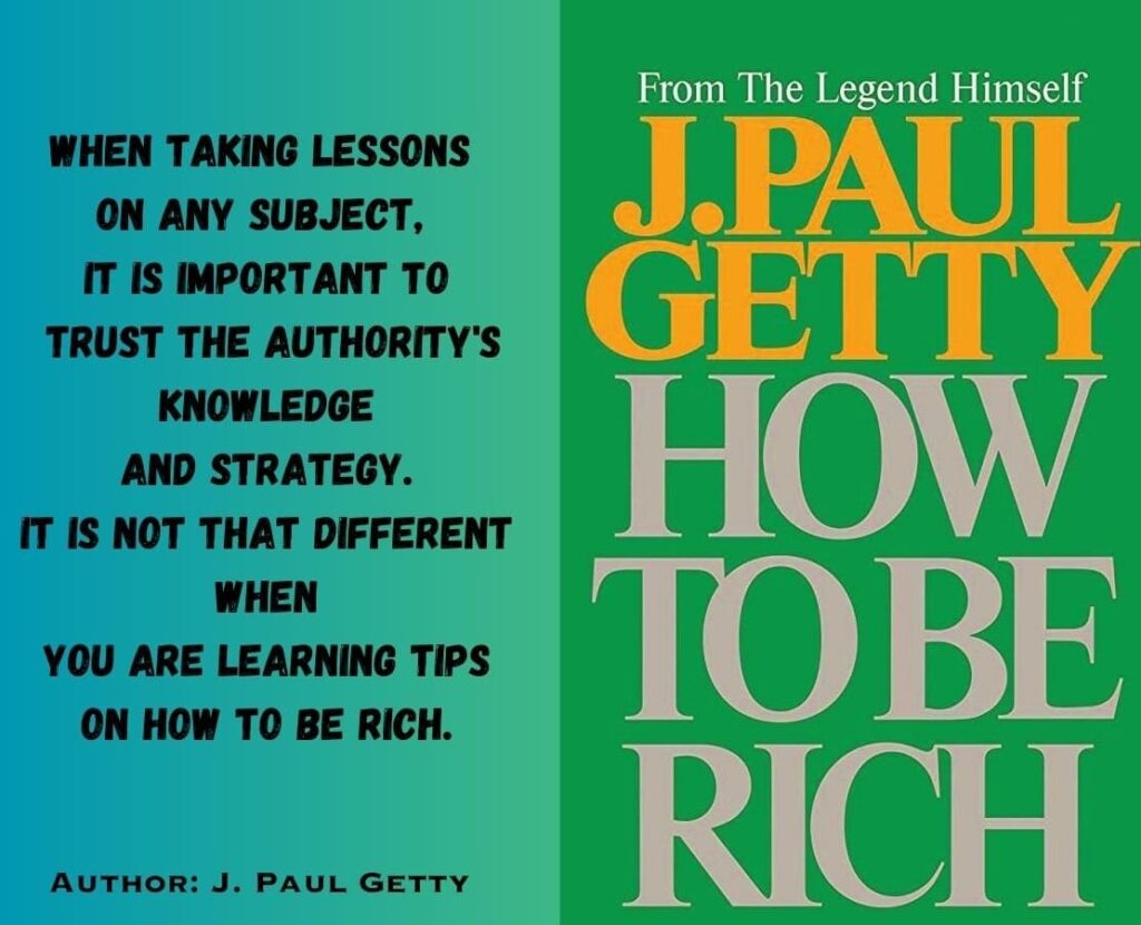 How to Be Rich