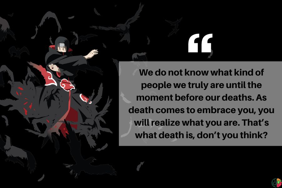 Itachi quotes about death