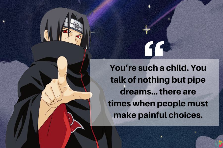 Itachi quotes about decisions