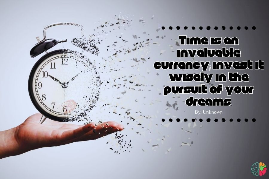 Time is an invaluable currency