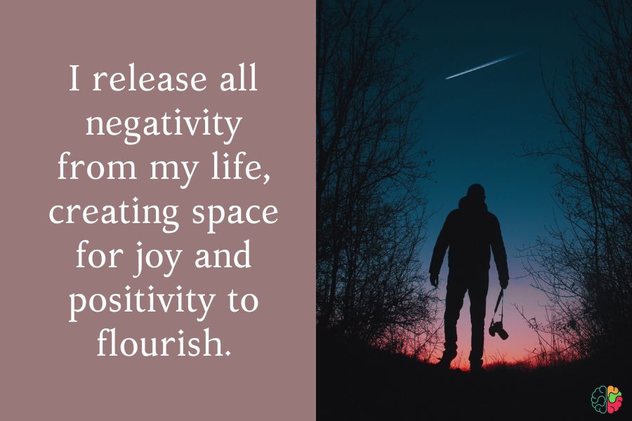 release all negativity from my life,