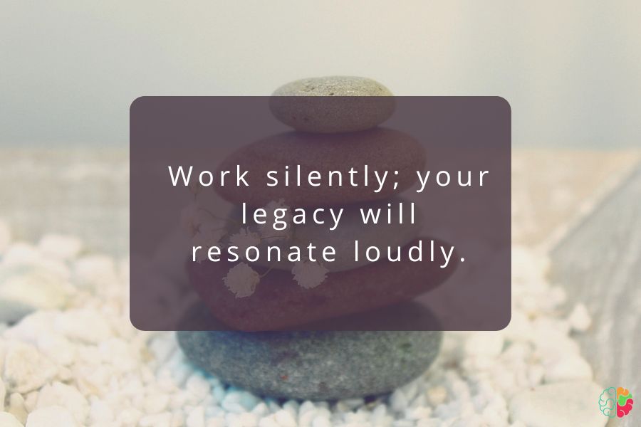 work silently