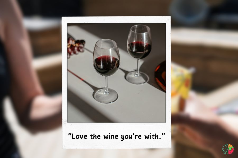 Love the wine you're with. (1)