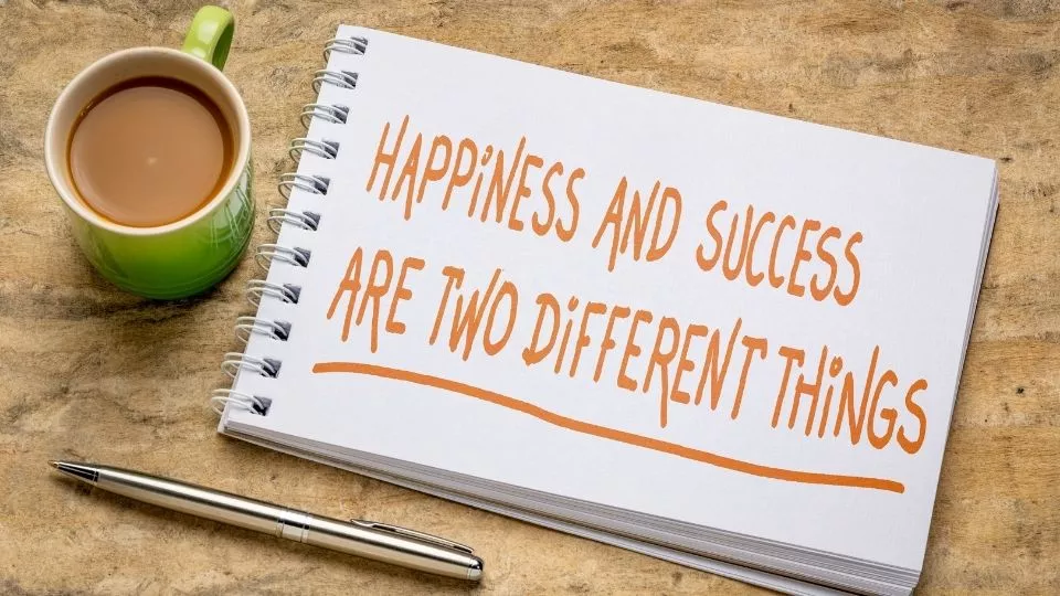 happiness and success are diffrent