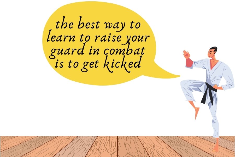 learn to raise your guard