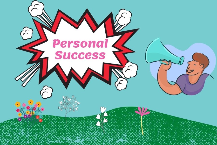 A person saying what is personal success