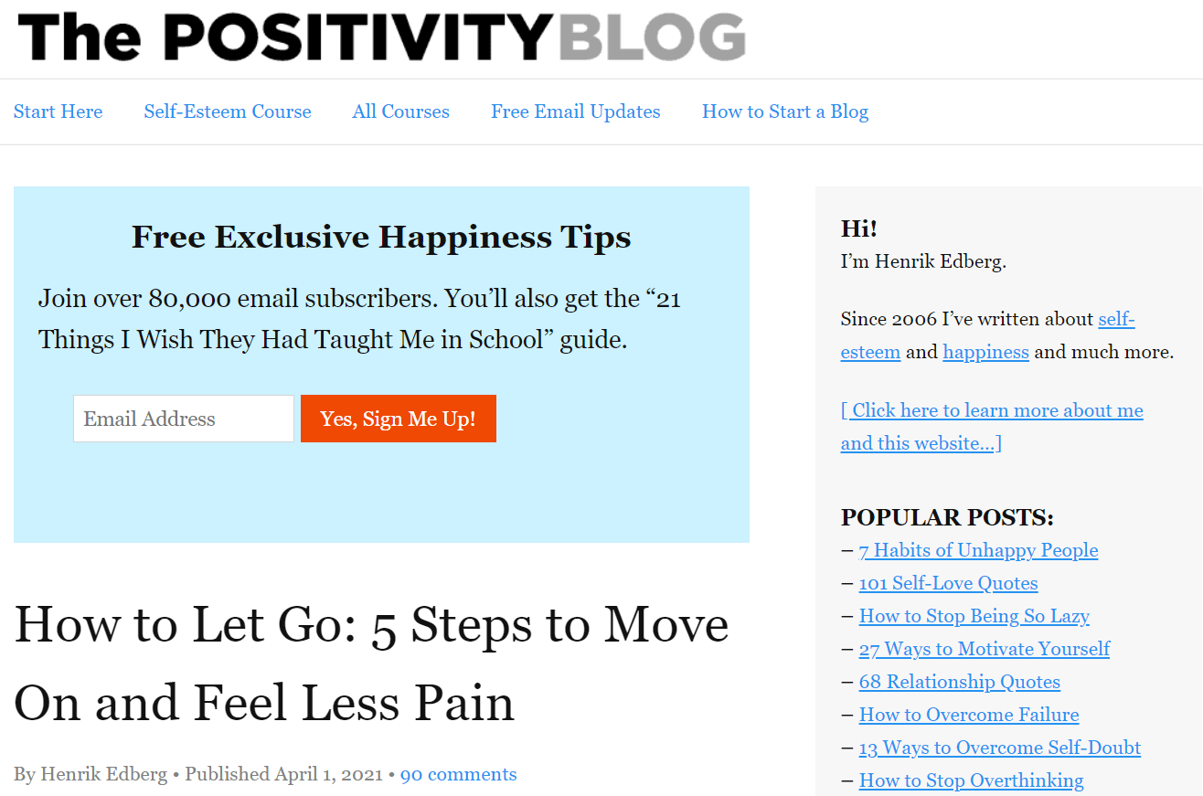 positivity blog