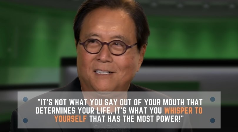 Robert Kiyosaki talks about whispering to yourself