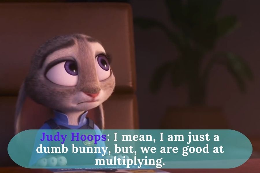 Judy Hoops is sad