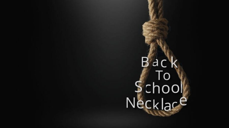 Suicide Rope _ representing Back to School Necklace phrase meaning