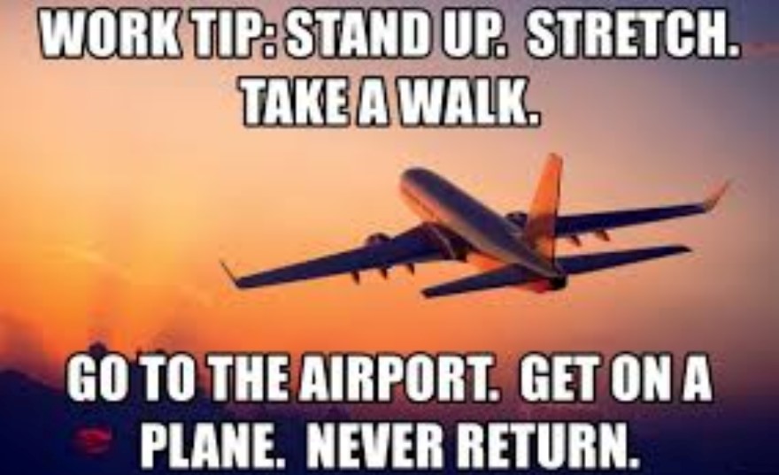 The Plane Ticket in sky meme