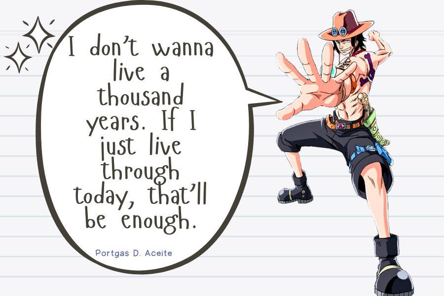 one piece quotes ace